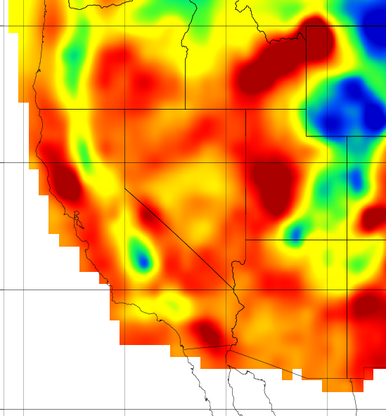 seismic tomography data for the western United States