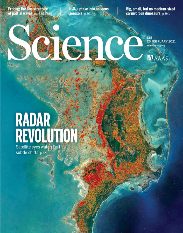 cover of Science with title that says Radar Revolution