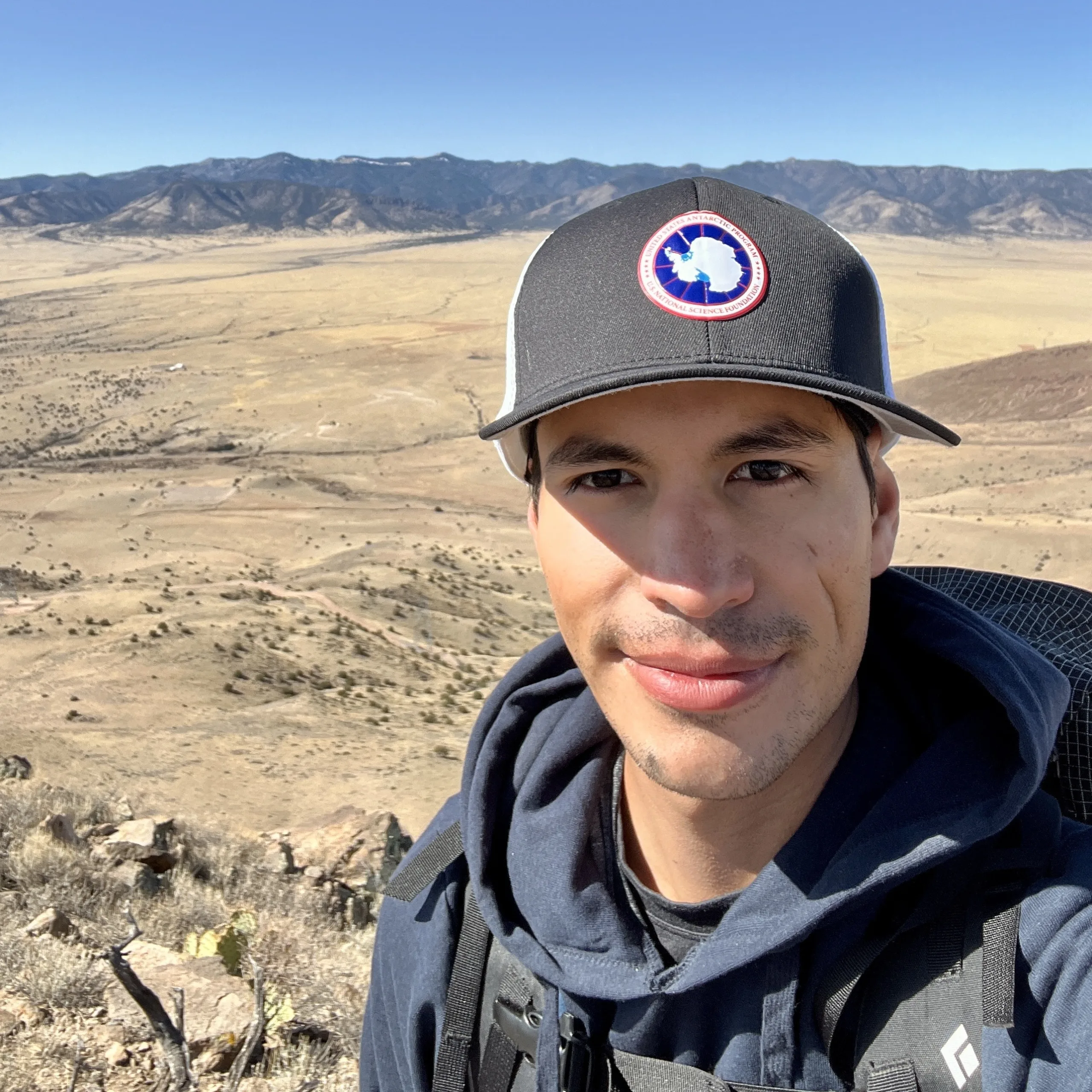 Profile photo taken on a hike.