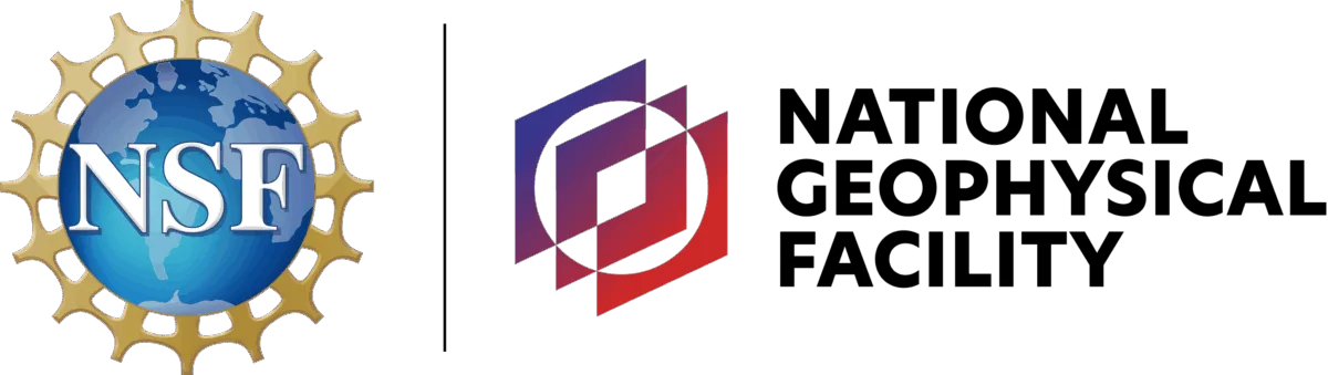 NSF and National Geophysical Facility logos.